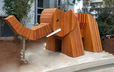 云南曲靖麒麟嘉園大象主題非標(biāo)定制項目