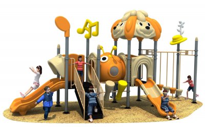 歡樂鼠 HD-HDL019-兒童滑梯、