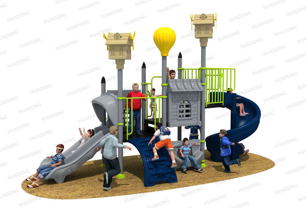 別墅屋 HD-HBW012-兒童滑梯、