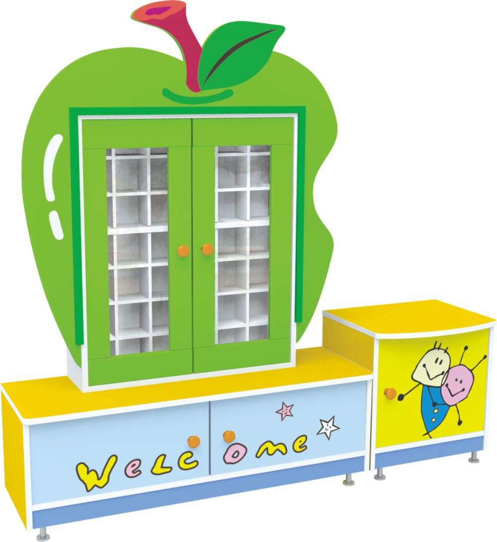 柜子、書架 蘋果造型茶杯